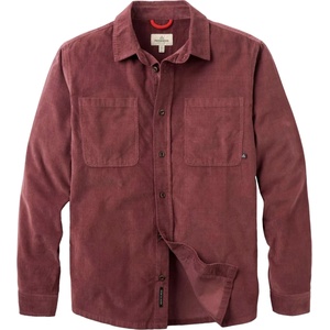 Passenger Мъжка риза с копчета Passenger Backcountry Cord Light Shirt 2.0 Shirt - Brambleberry (033-3317-0113)