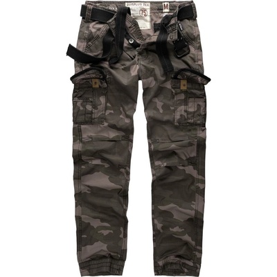 Nohavice Surplus cargo Airborne Slimmy čierny maskáč