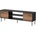 Cama MEBLE Cama EF CORTINA ТВ шкаф 180x40x60 черен/орех (490311)