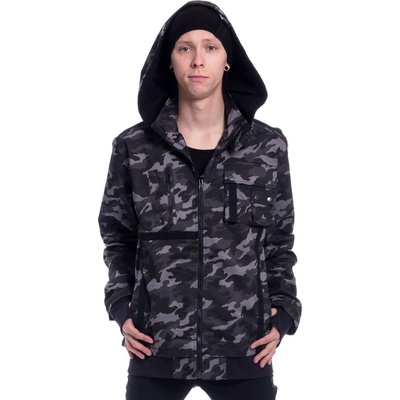 VIXXSIN Мъжко яке vixxsin - КАРТЪР - СИВ КАМО - poi444