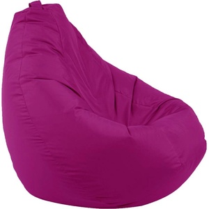Pufrelax Пуф круша 320л. , Nirvana Grande - Teteron Pink, За открито, Перящ се калъф, Пълнеж от Полистиролни перли