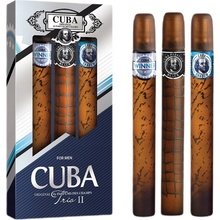 Cuba Original, Cuba Trio II sada Shadow toaletná voda v spreji 35ml + Winner toaletná voda v spreji 35ml + Prestige Black toaletná voda v spreji 35ml