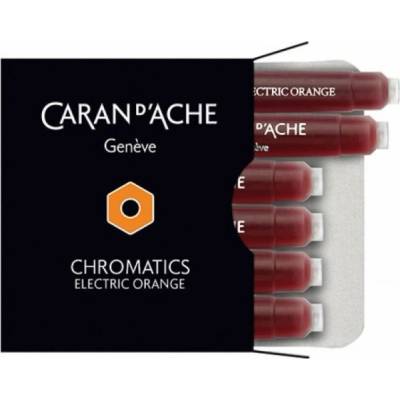 Caran D'ache Inkoustové bombičky Chromatics hnědá Organic Brown 8021.052