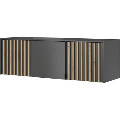 Piaski Nelly 155 cm grafit / dub artisan – Zboží Dáma