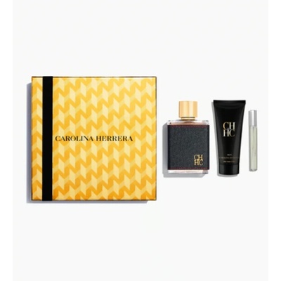 Carolina Herrera CH Подаръчен комплект за мъже Размер EDT 100 ml + 100 ml душ гел + EDT 10 ml