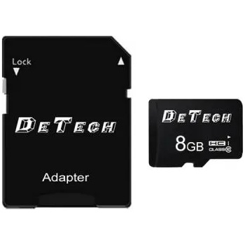 Image 1 of DeTech microSDHC-I 8GB C10 62042