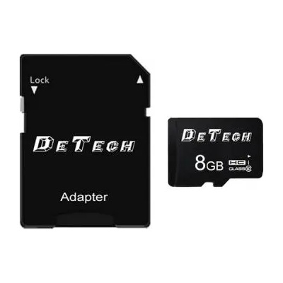 DeTech microSDHC-I 8GB C10 62042