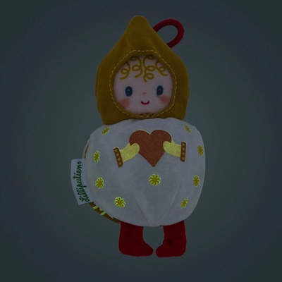 Lilliputiens - vánoční plyšová dekorace - bílá elfka Mimmi – Zboží Mobilmania