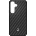 Samsung Galaxy S25 Enzo Aramid Case black silver (GP-FPS931PGABW)
