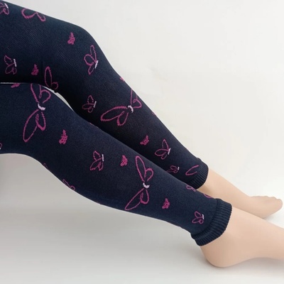 Dívčí punčochové legíny Málka tmavě modrá