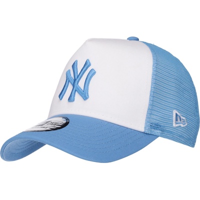 New Era NEW YORK YANKEES MLB LEAGUE ESSENTIALS 9FORTY TRUCKER Svetlomodrá