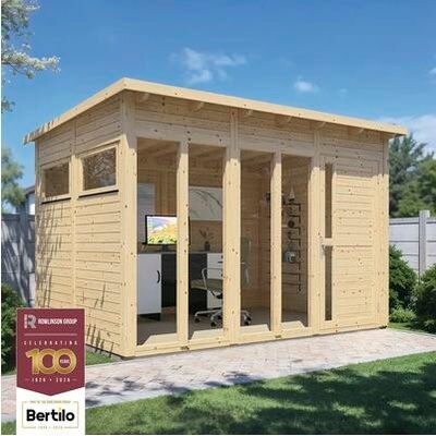 Bertilo Pentus 3 Office vrátane podlahy 336 x 234 cm prírodný