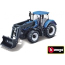 Bburago Traktor s nakladače Fendt 1050 Vario/New Holland kov/plast 16cm