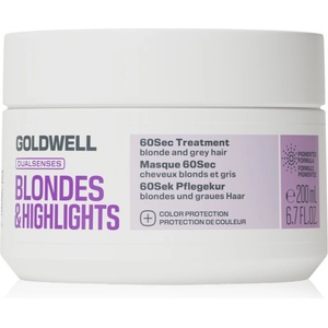 Goldwell Dualsenses Blondes & Highlights 60Sec Treatment интензивна регенерираща грижа за блонд коса и коса с кичури 200ml