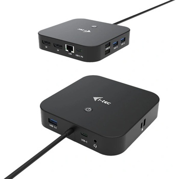 i-Tec USB-C Dual Display Docking Station with Power Delivery 100 W C31DUALDPDOCKPD