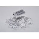 Solight LED vianočná reťaz hviezdy 1,5m 10x LED 2x AA modré svetlo