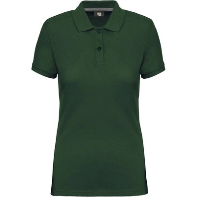 Kariban WK275 Dámske pracovné piqué polo z ťažkej bavlny zelená Forest