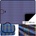 Malatec modrá Basic 150x180cm