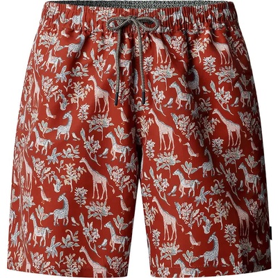 Hackett Бански гащета Hackett Fauna swimming shorts - Red (Spicy Red)