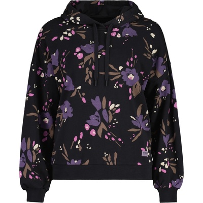 Maloja Дамски суичър Maloja Women's SaanersM. Hoodie - Deep Black Brushflower (117-3131-0413)