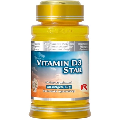 Starlife Vitamin D3 Star 60 kapsúl