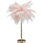 Mauro Ferretti Розова/златистa настолна лампа (височина 55 cm) Palm Pink - Mauro Ferretti (17123200R3)