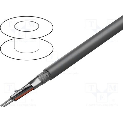 Alpha Wire 5292C SL005 Xtra Guard 1 2x2x20AWG PVC tmavě šedá 300V 30,5m