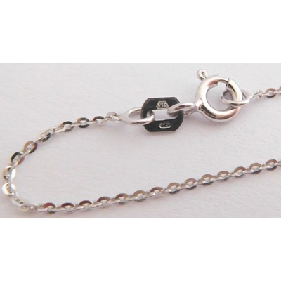 Klenoty Budín Zlatý přívěškový řetízek z bílého zlata HK6192