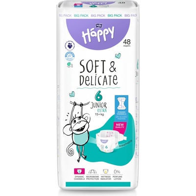 Bella Happy Soft & Delicate BigPack 6 15+ kg 48 ks