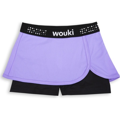 Wouki dívčí sportovní kraťasy se sukní Kawauso Lilac