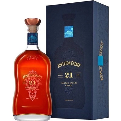 Appleton Estate Nassau Valley 21y 43% 0,7 l (karton)