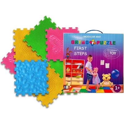 Ortho Puzzle Модулен килим за игра Ortho Puzzle - Микс - Първи стъпки (4627128162319)