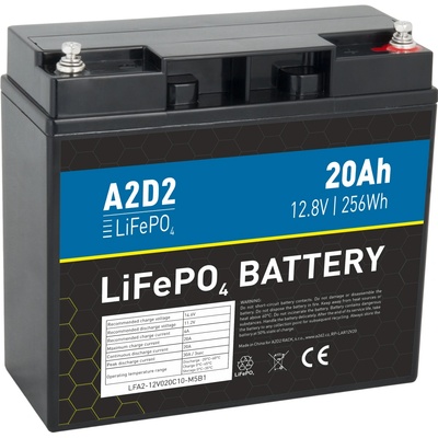 A2D2 LiFePO4 LFA2-12V020C10-M5B1 12,8V 20Ah originálne