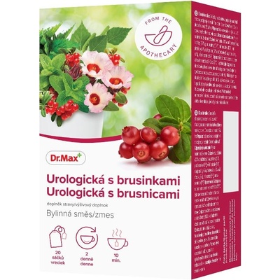 Dr.Max Urologická s brusinkami bylinná směs 20 x 1,5 g – Zboží Dáma