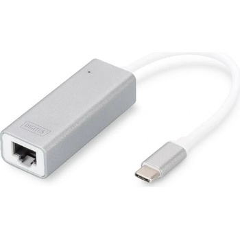 Digitus USB Typ C 3.0 Gigabit Ethernet Adapter, 10/100/1000 Mbps Chipset: RTL8153 DN-3024