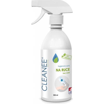 Cleanee hygienický sprej na ruce přírodní 500 ml