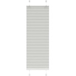 vidaXL Плисирана щора Светло сиво 50x150 cm Ширина на плата 49, 4 cm (4015337)