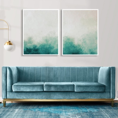 Decono Картини Тюркоаз и Бяло