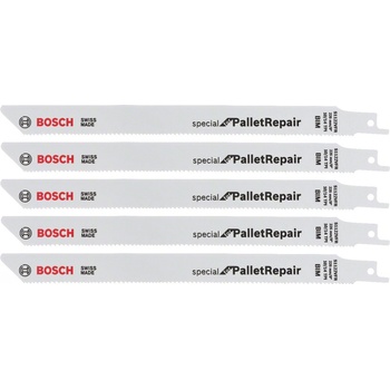 Bosch Pílové listy do chvostovej píly S 1122 VFR Special for Pallet Repair 5 kusov 2608658030