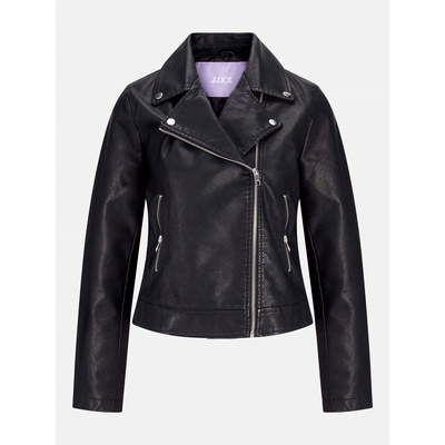 JJXX Дамско яке JJXX Faux Leather Biker Jacket Ladies - Black