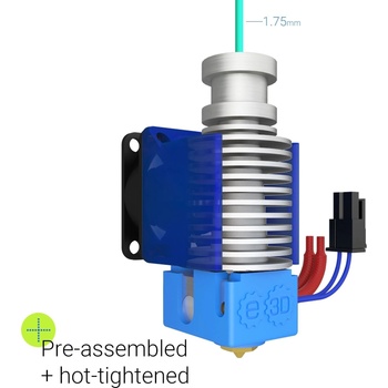 E3D Изцяло метален хотенд V6 Direct drive - 1, 75 mm - 24V предварително сглобен (V6-175-24V-AS)