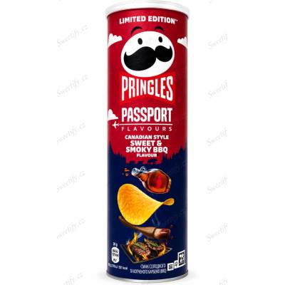 Pringles Passport Flavours Canadian Style Sweet & Smoky BBQ 165g