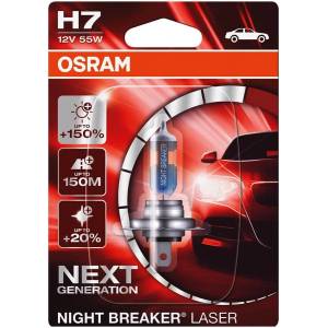 OSRAM night breaker laser 01b h7 55w 3200k