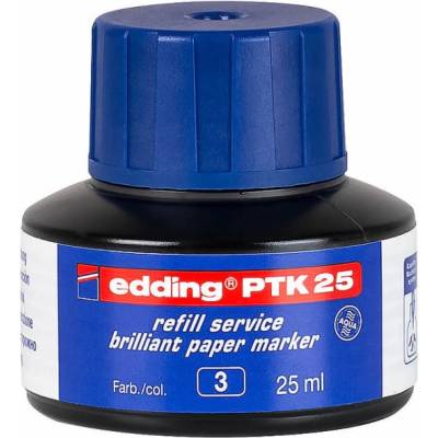 Edding HTK 25 | náhradní inkoust pro zvýrazňovače pastelově modrý