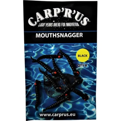 CARP ´R´ US patentka černá Mouthsnagger Dragonfly Larvae Black 8ks