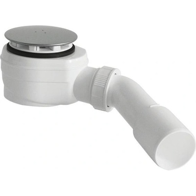 Bruckner Kúpeľňový sifón nízky, otvor 60 mm, DN40/50, uzáver chróm 162.640.3