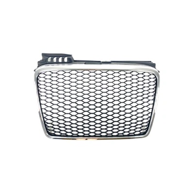 Решетка без емблема за Audi A4 B7 (2004-2007) - RS Look с хром рамка