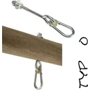 KBT Houpačkový hák šroub/matka O140 mm M12 typ O