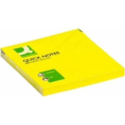 Q-CONNECT Bloček Q-CONNECT neónové 76x76mm žlté (QC010514)