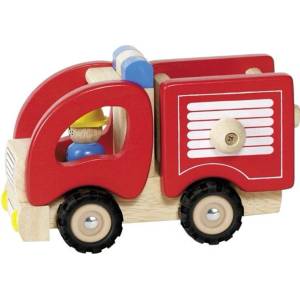 Goki Дървена играчка Goki - Пожарна команда (55927)
